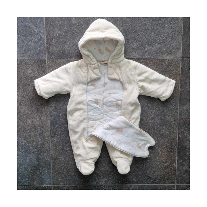 Outlet Suisse – Solderie & Neuf - Pyjama beige avc capuche