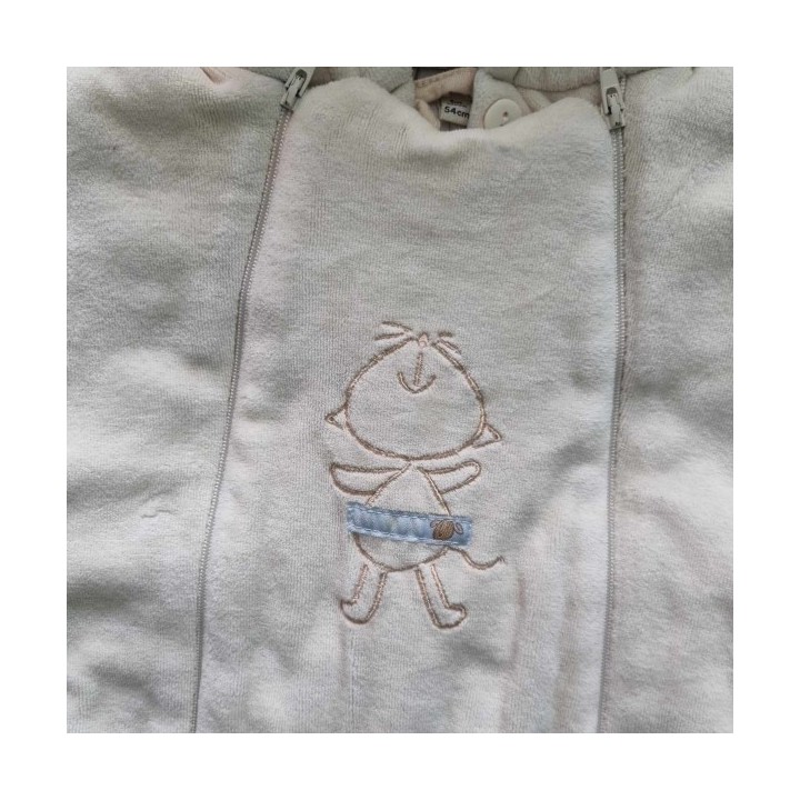 Outlet Suisse – Solderie & Neuf - Pyjama beige avc capuche