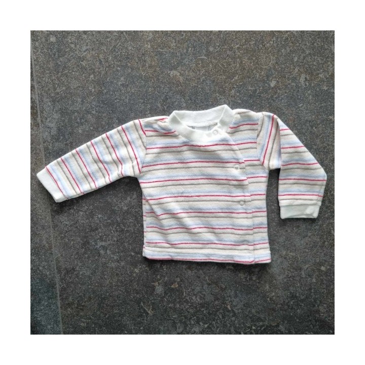 Outlet Suisse – Solderie & Neuf - Pull blanc rayé Baby Club