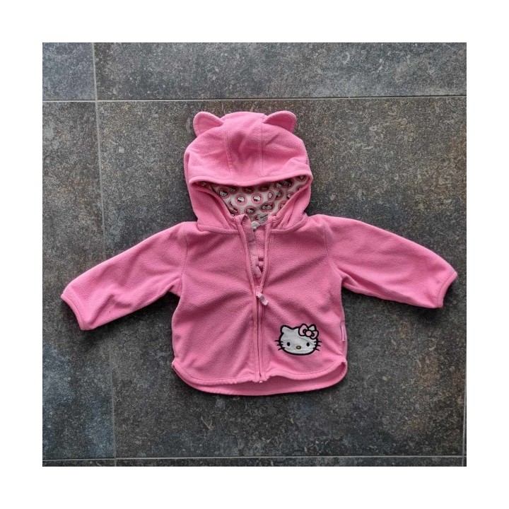 Outlet Suisse – Solderie & Neuf - Sweat Hello Kitty rose à capuche