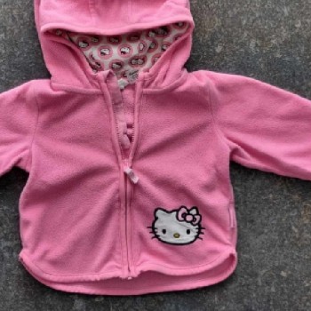 Outlet Suisse – Solderie & Neuf - Sweat Hello Kitty rose à capuche