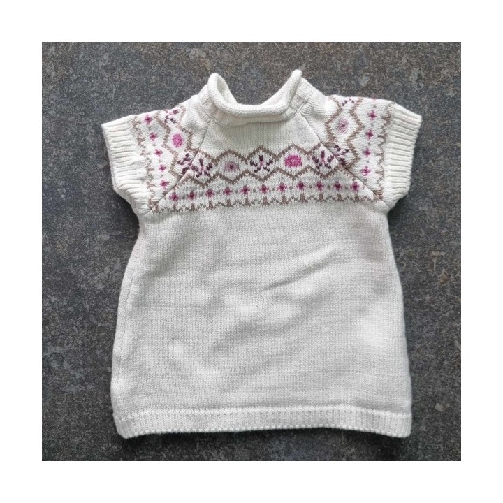 Outlet Suisse – Solderie & Neuf - Pull blanc cassé à motifs