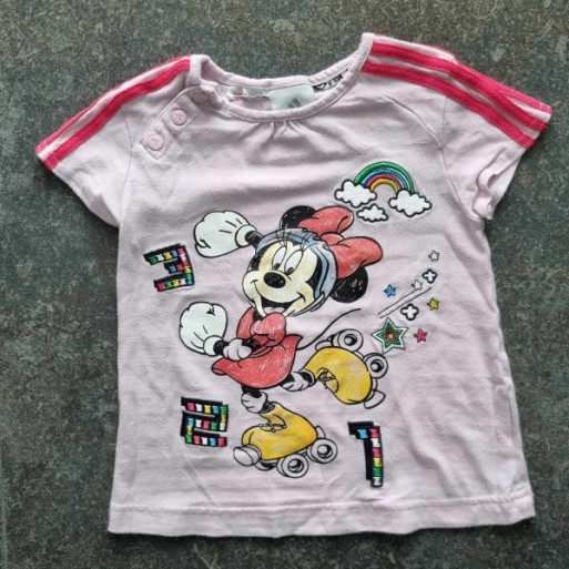 Outlet Suisse – Solderie & Neuf - T-shirt rose Minnie Adidas