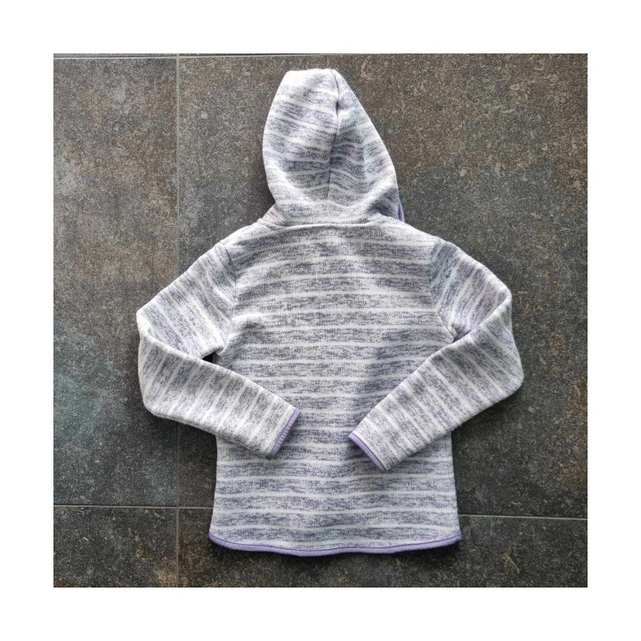 Outlet Suisse – Solderie & Neuf - Sweat violet blanc à capuche