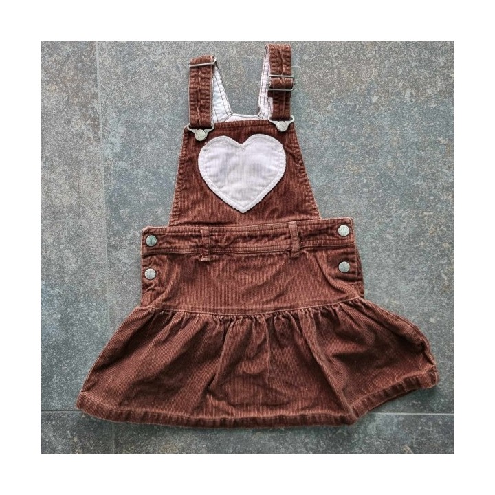 Outlet Suisse – Solderie & Neuf - Robe brune  velours côtelé H&M