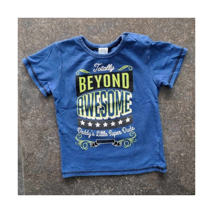 Outlet Suisse – Solderie & Neuf - T-shirt bleu Daddy's Little Super Du