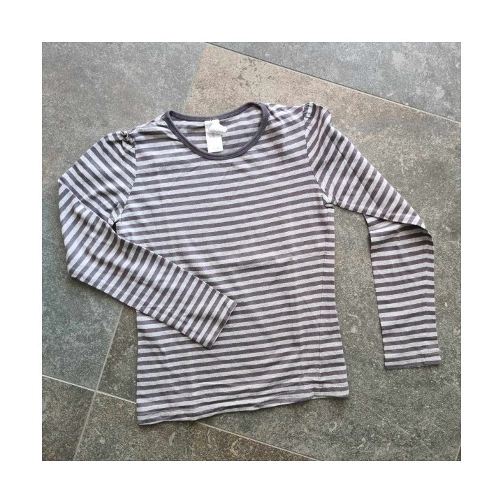 Outlet Suisse – Solderie & Neuf - T-shirt brun rayé Here + There