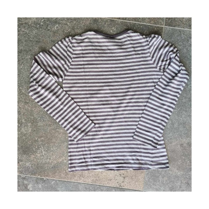 Outlet Suisse – Solderie & Neuf - T-shirt brun rayé Here + There