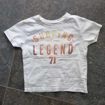 Outlet Suisse – Solderie & Neuf - T-shirt blanc Surfing Legend Primark