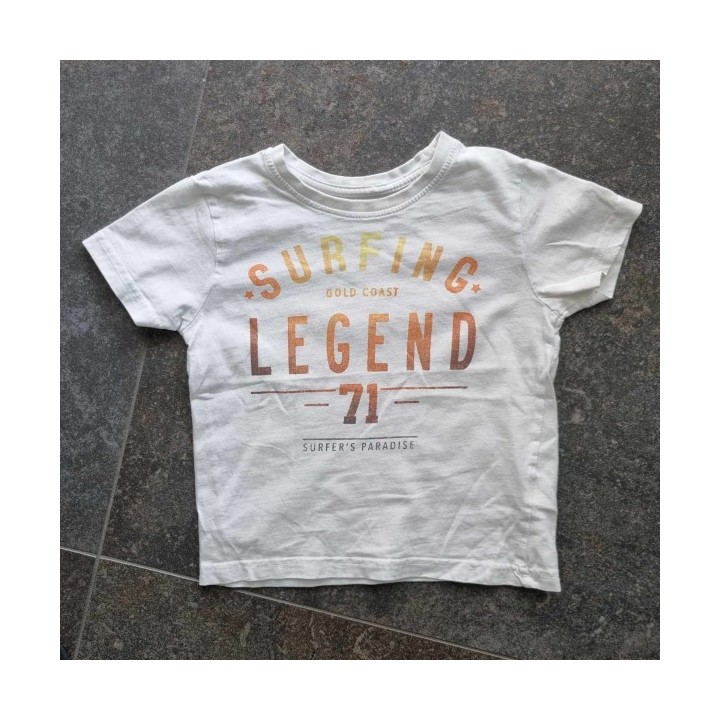 Outlet Suisse – Solderie & Neuf - T-shirt blanc Surfing Legend Primark