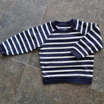 Outlet Suisse – Solderie & Neuf - Pull bleu blanc rayé Baby Club