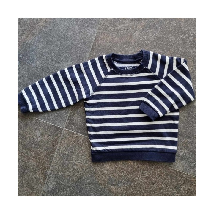 Outlet Suisse – Solderie & Neuf - Pull bleu blanc rayé Baby Club