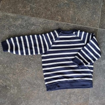 Outlet Suisse – Solderie & Neuf - Pull bleu blanc rayé Baby Club