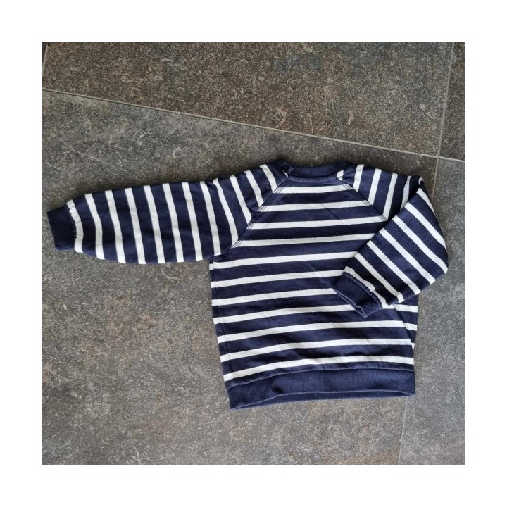 Outlet Suisse – Solderie & Neuf - Pull bleu blanc rayé Baby Club