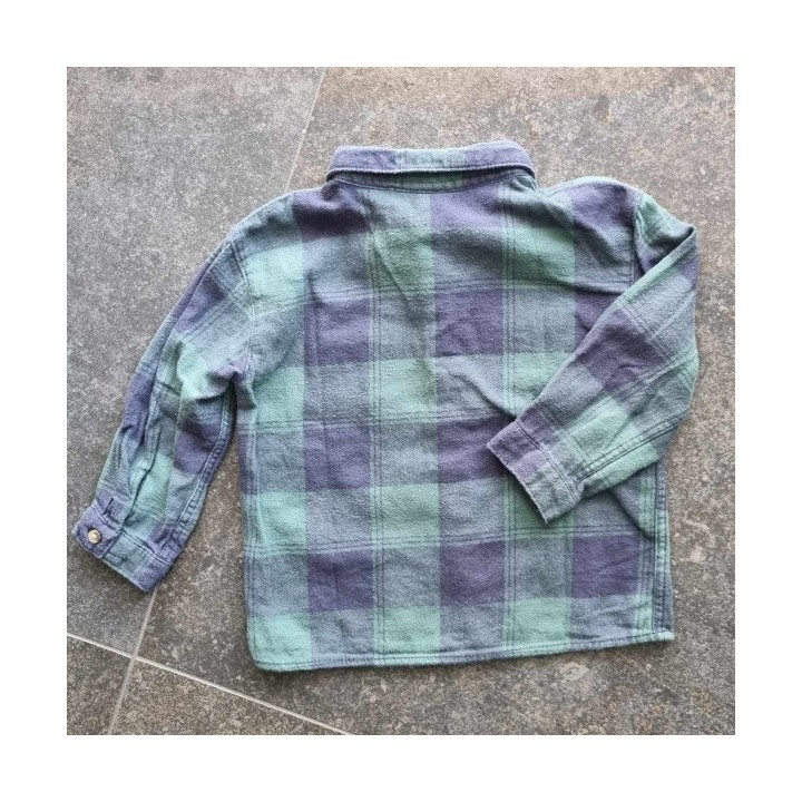 Outlet Suisse – Solderie & Neuf - Chemise à carreaux verte H&M