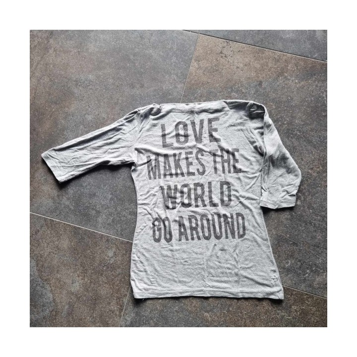Outlet Suisse – Solderie & Neuf - T-shirt gris Love Make...
