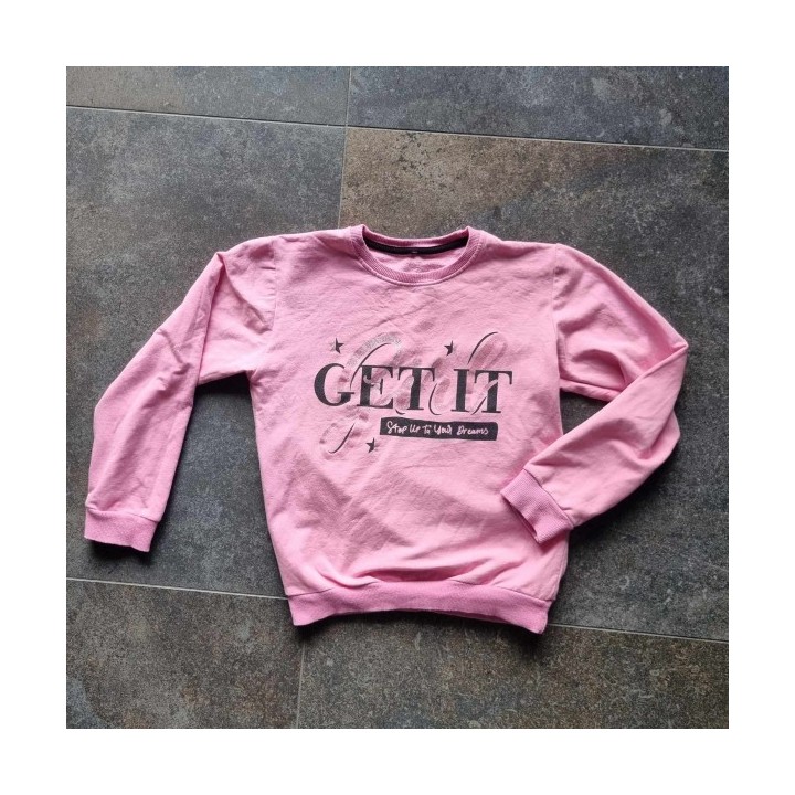 Outlet Suisse – Solderie & Neuf - Sweat rose Girl Get'it