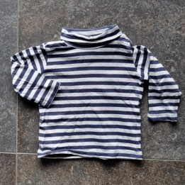 Outlet Suisse – Solderie & Neuf - T-shirt marin rayé blanc bleu