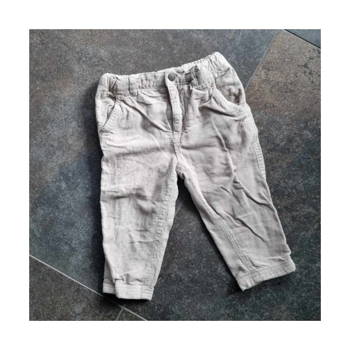 Outlet Suisse – Solderie & Neuf - Pantalons velours côtelé beige