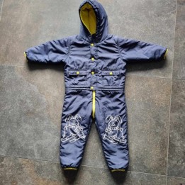 Outlet Suisse – Solderie & Neuf - Combi de ski bleu et jaune Impidimpi