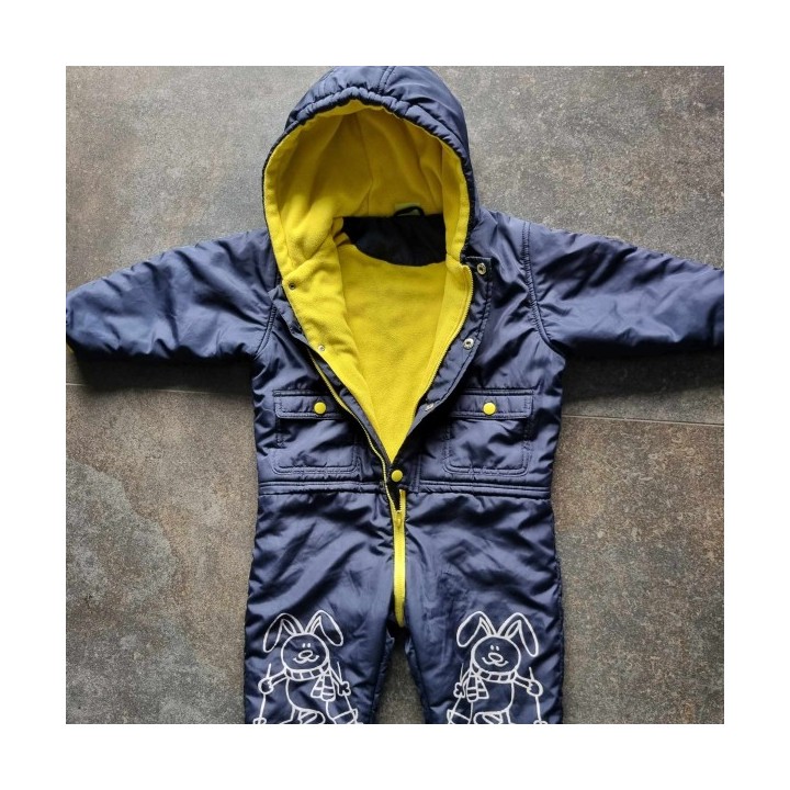Outlet Suisse – Solderie & Neuf - Combi de ski bleu et jaune Impidimpi