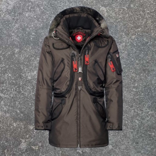 Outlet Suisse – Solderie & Neuf - Parka d'hiver Swiss Rescue multifonc