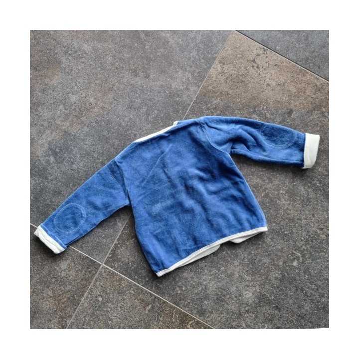 Outlet Suisse – Solderie & Neuf - Pull manches longues bleu liseré bla