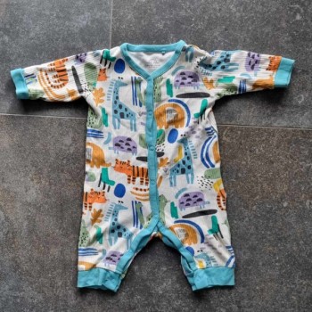 Outlet Suisse – Solderie & Neuf - Pyjama blanc turquoise animaux Next