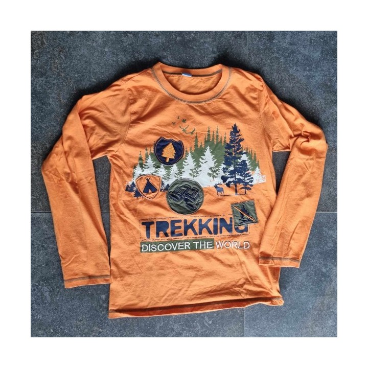 Outlet Suisse – Solderie & Neuf - T-shirt orange Trekking