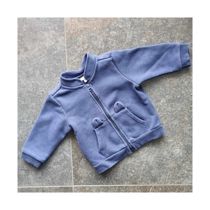 Outlet Suisse – Solderie & Neuf - Veste bleue avec 2 poches