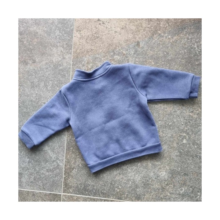 Outlet Suisse – Solderie & Neuf - Veste bleue avec 2 poches