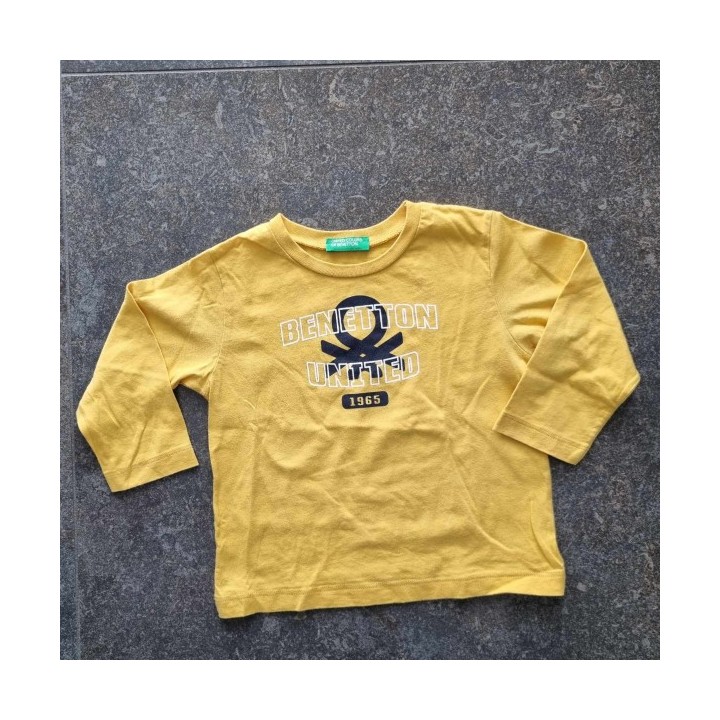Outlet Suisse – Solderie & Neuf - T-shirt manches longues jaune Benett