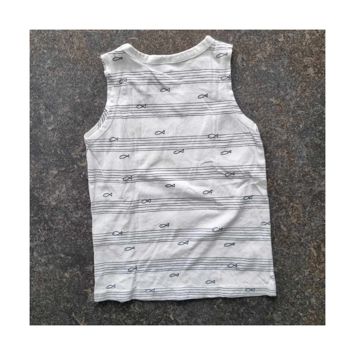 Outlet Suisse – Solderie & Neuf - Débardeur blanc rayé H&M