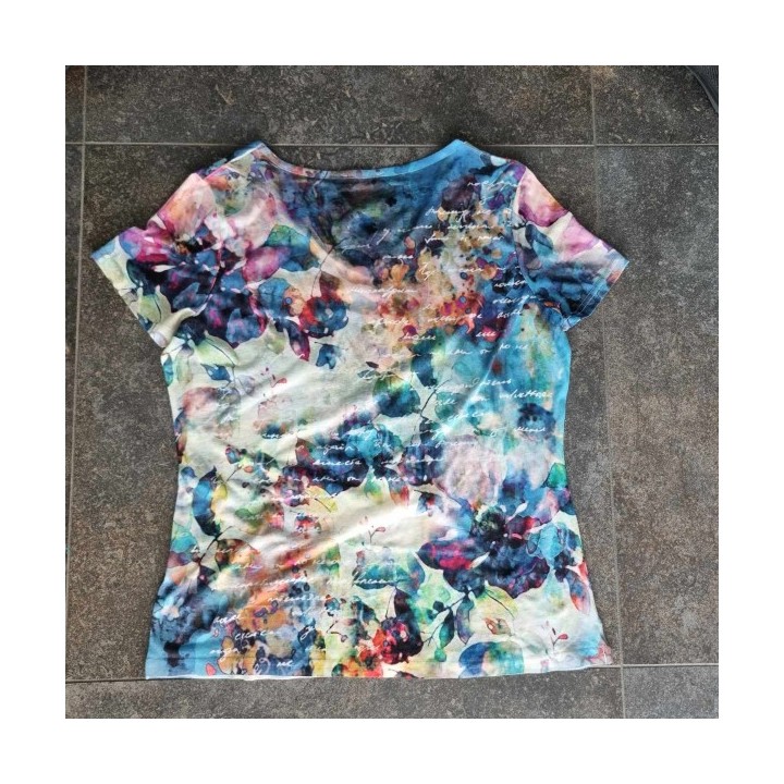Outlet Suisse – Solderie & Neuf - T-shirt fin floral Carnaby