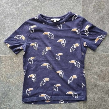 Outlet Suisse – Solderie & Neuf - T-shirt bleu à toucan Kids