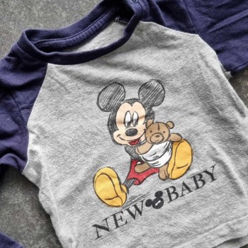 Outlet Suisse – Solderie & Neuf - T-Shirt gris Disney New Baby