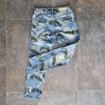 Outlet Suisse – Solderie & Neuf - Pantalon jeans "army" Farfallina