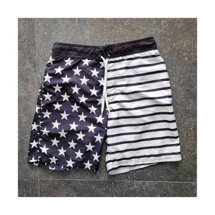 Outlet Suisse – Solderie & Neuf - Short de bain noir et blanc H&M