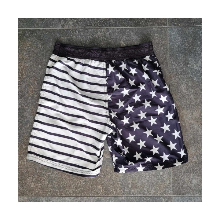 Outlet Suisse – Solderie & Neuf - Short de bain noir et blanc H&M