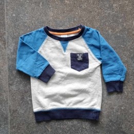 Outlet Suisse – Solderie & Neuf - Sweat gris manches longues Smile
