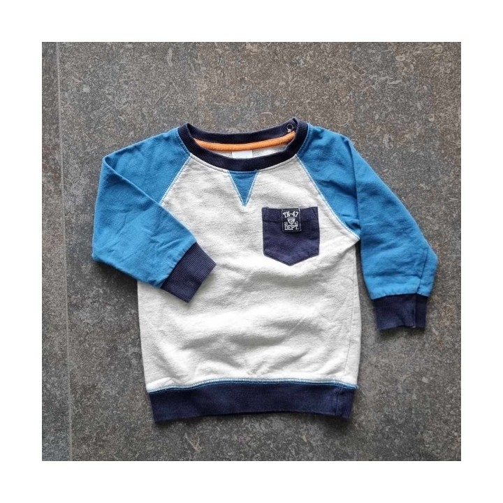 Outlet Suisse – Solderie & Neuf - Sweat gris manches longues Smile