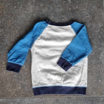 Outlet Suisse – Solderie & Neuf - Sweat gris manches longues Smile