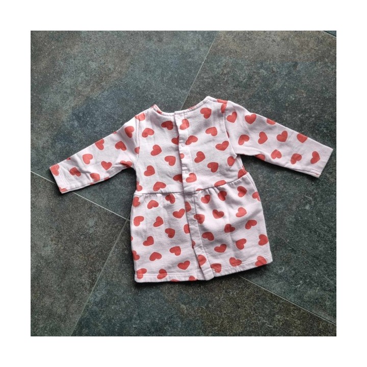 Outlet Suisse – Solderie & Neuf - Robe rose à coeurs Lupilu