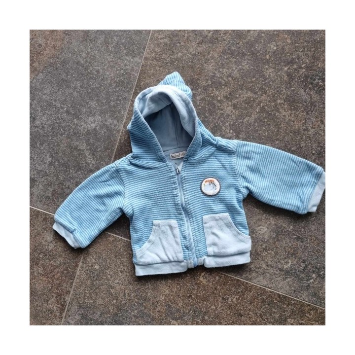 Outlet Suisse – Solderie & Neuf - Sweat à capuche bleu Milou