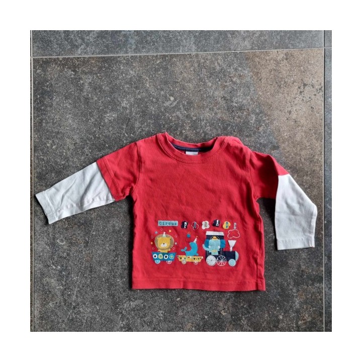 Outlet Suisse – Solderie & Neuf - Pull rouge circus parade Smile