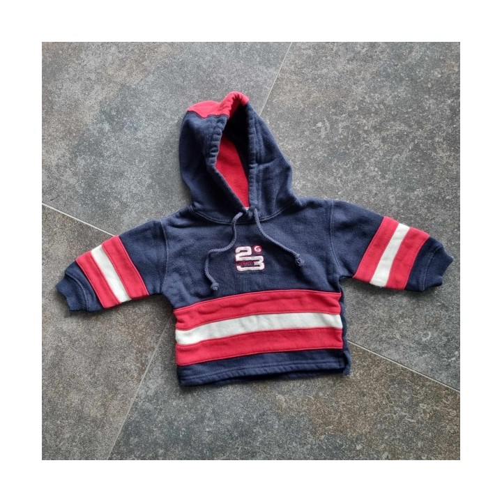 Outlet Suisse – Solderie & Neuf - Sweat bleu à capuche Campus