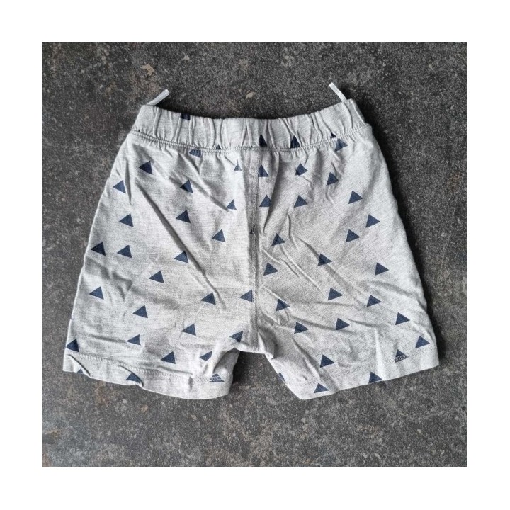 Outlet Suisse – Solderie & Neuf - Short gris triangles Baby Club