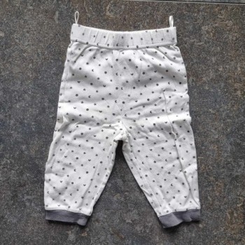 Outlet Suisse – Solderie & Neuf - Pantalon de pyjama blanc Baby Club