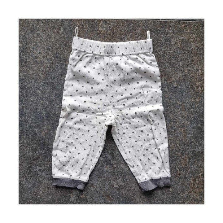 Outlet Suisse – Solderie & Neuf - Pantalon de pyjama blanc Baby Club