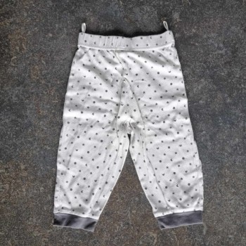 Outlet Suisse – Solderie & Neuf - Pantalon de pyjama blanc Baby Club